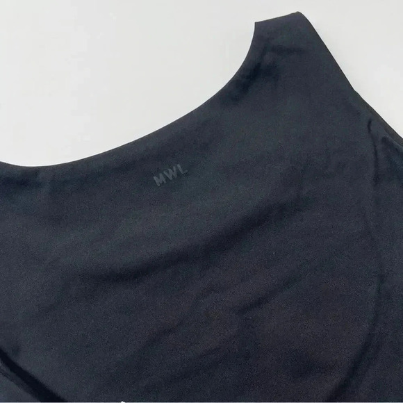 Madewell Women's MWL Form Racerback Crop Top Size XL in Black NWT - Picture 6 of 6
